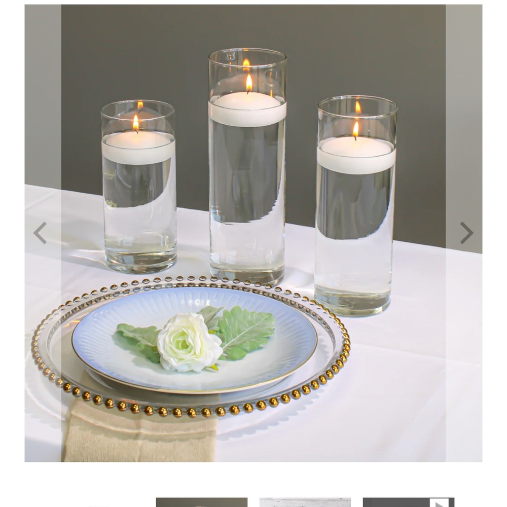 10 Pack: Cylinder Glass Vase 7.25 inches